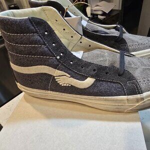 Vans x Notre Sk8 Hi Reissue 38 Lx Notre Raven Grey VN000CR0RVN MENS 12 NEW RARE